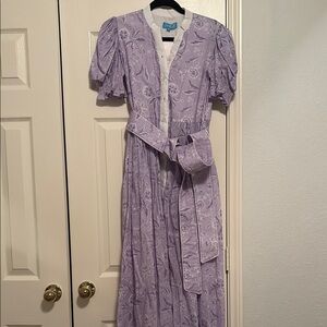 NWT  Purple Floral maxi Dress